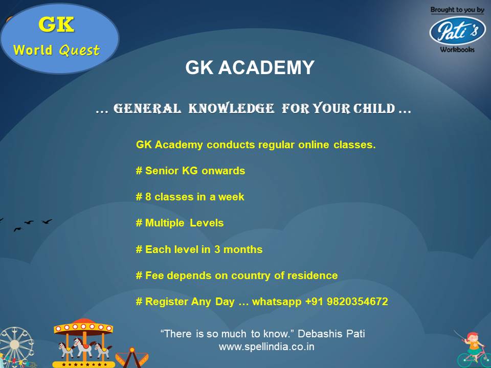 GK Questions for Kids - PreSchool Learning near Me